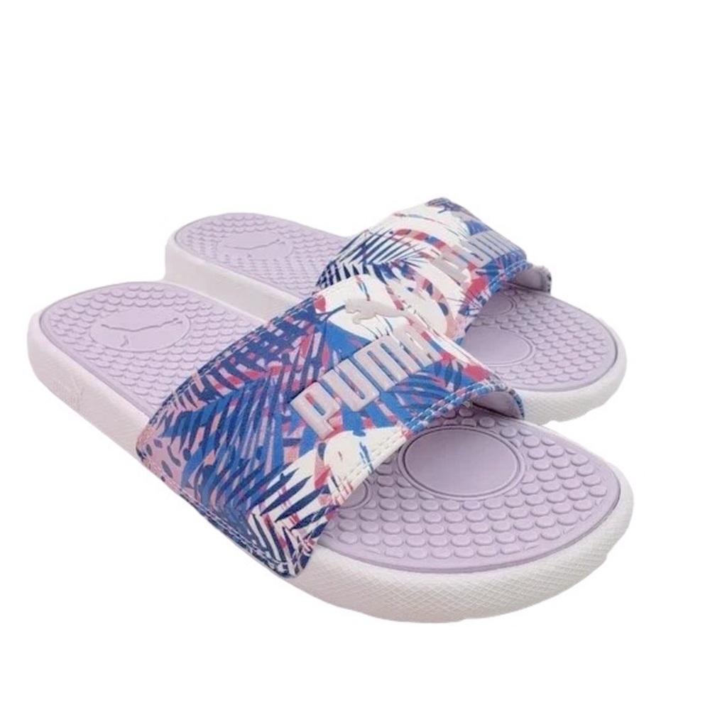 New Puma Cool Cat Island Dreams Sport Women Slides Size 10